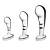 Набор из 3 стальных стимуляторов простаты Stainless Steel P-spot Training Set - b-Vibe - в Братске купить с доставкой