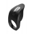 Черное эрекционное виброкольцо Vibro Lust Ring - MALESATION - в Братске купить с доставкой