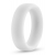 Белое люминесцентное эрекционное кольцо Silicone Glo Cock Ring - Blush Novelties - в Братске купить с доставкой