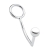 Кольцо на пенис с анальным стимулятором Stainless Steel Anal Hook   Cock Ring - BlueLine - в Братске купить с доставкой