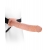 Фаллопротез телесного цвета Hollow Strap-On - 29 см. - Pipedream - купить с доставкой в Братске