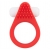 Красное эрекционное кольцо LIT-UP SILICONE STIMU RING 1 RED - Dream Toys - в Братске купить с доставкой