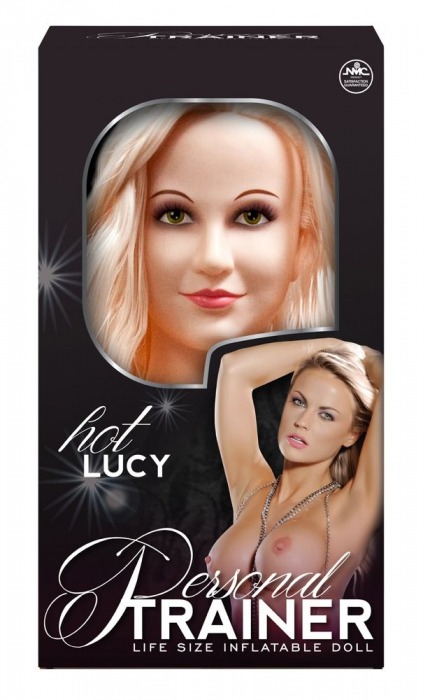 Надувная кукла с вибрацией и 2 любовными отверстиями Hot Lucy Lifesize Love Doll - NMC - в Братске купить с доставкой