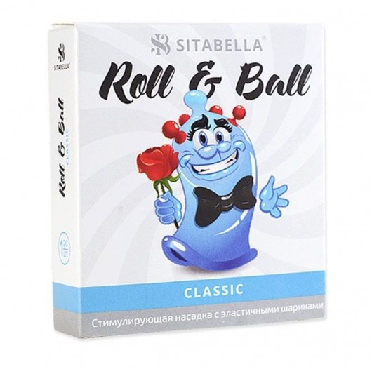 стимулирующий презерватив-насадка Roll   Ball Classic - Sitabella - купить с доставкой в Братске