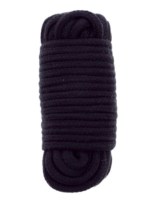 Черная веревка для связывания BONDX LOVE ROPE - 10 м. - Dream Toys - купить с доставкой в Братске