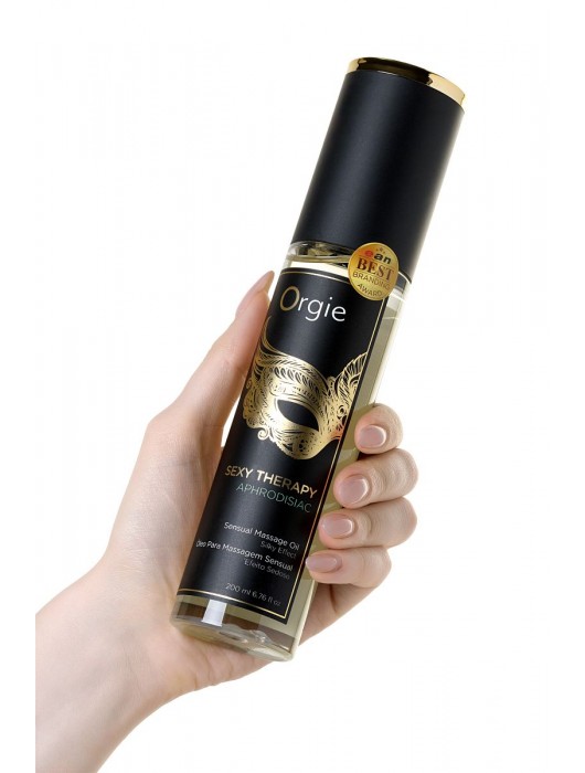 Минеральное массажное масло Orgie Sexy Therapy Afrodisiac - 200 мл. - ORGIE - купить с доставкой в Братске