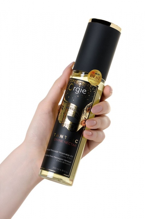 Растительное массажное масло Orgie Tantric Divine Nectar - 200 мл. - ORGIE - купить с доставкой в Братске