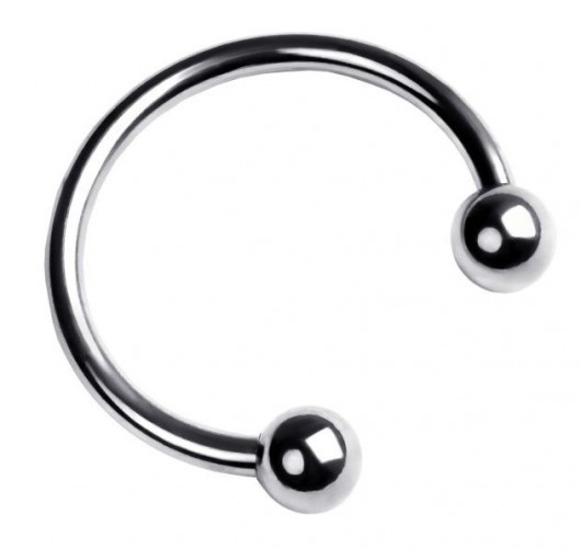 Серебристая подкова на головку пениса - ToyFa - купить с доставкой в Братске