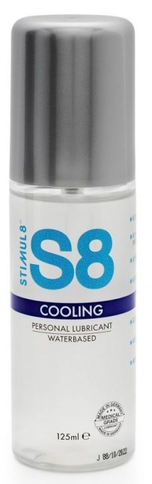 Охлаждающий лубрикант на водной основе S8 Cooling Lube - 125 мл. - Stimul8 - купить с доставкой в Братске