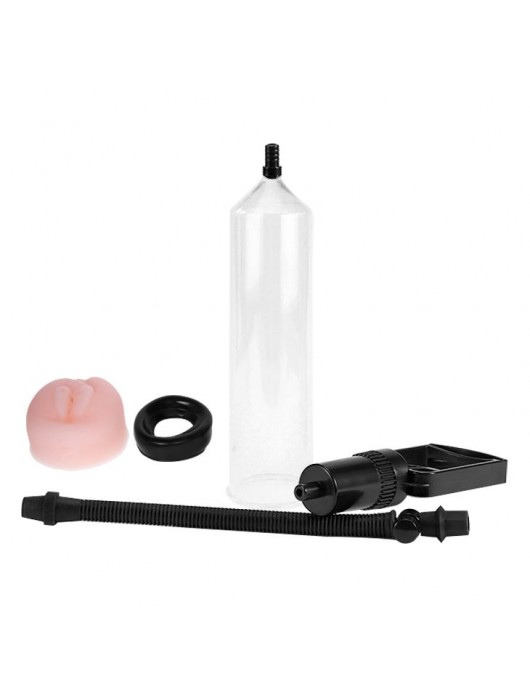 Поршневая мужская помпа с насадкой - Baile - в Братске купить с доставкой