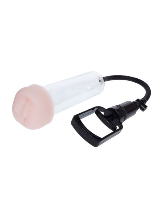 Поршневая мужская помпа с насадкой - Baile - в Братске купить с доставкой