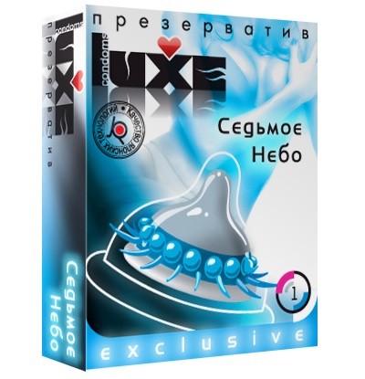 Презерватив LUXE  Exclusive  Седьмое небо  - 1 шт. - Luxe - купить с доставкой в Братске