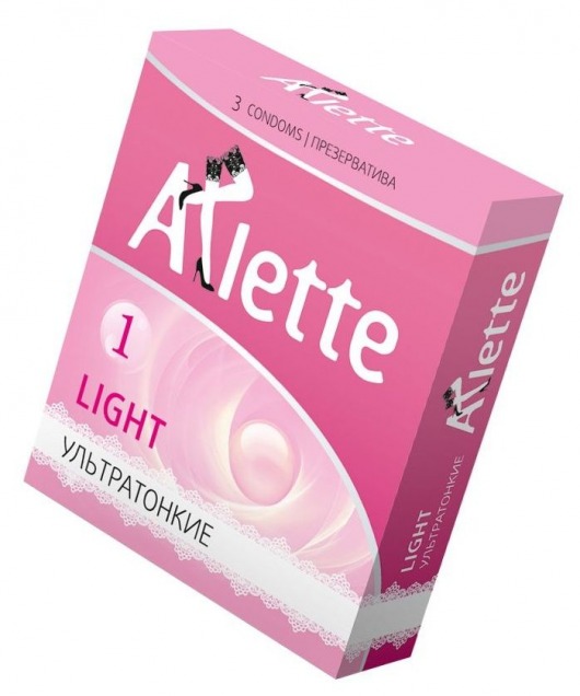 Ультратонкие презервативы Arlette Light - 3 шт. - Arlette - купить с доставкой в Братске