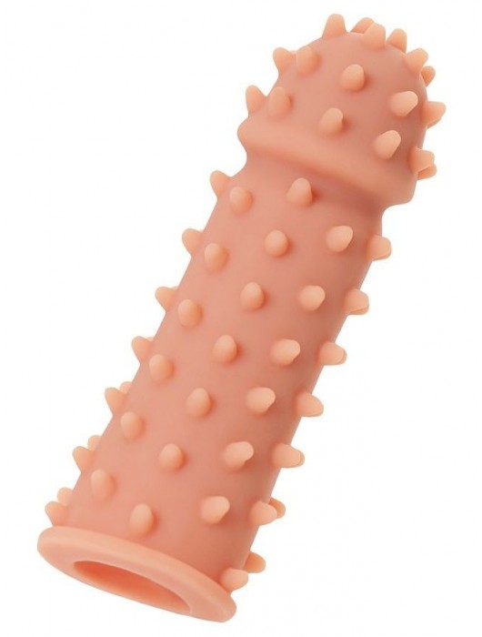 Телесная реалистичная насадка KOKOS Extreme Sleeve 03 с дополнительной стимуляцией - 12,7 см. - KOKOS - в Братске купить с доставкой