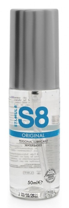 Универсальный лубрикант на водной осноdе S8 Original Lube - 50 мл. - Stimul8 - купить с доставкой в Братске