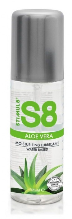 Лубрикант на водной основе S8 Aloe Vera Lube - 125 мл. - Stimul8 - купить с доставкой в Братске