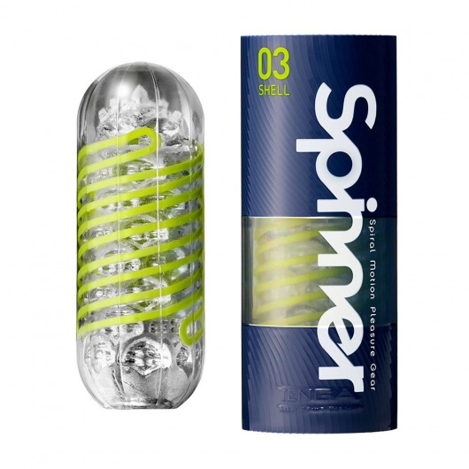 Мастурбатор SPINNER Shell - Tenga - в Братске купить с доставкой