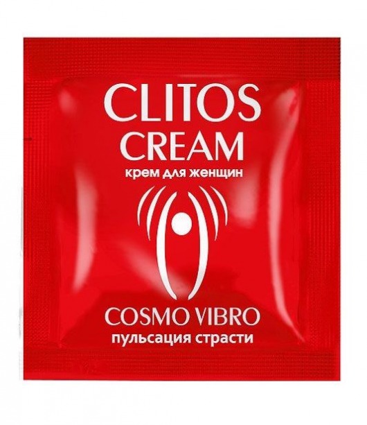 Пробник возбуждающего крема для женщин Clitos Cream - 1,5 гр. - Биоритм - купить с доставкой в Братске