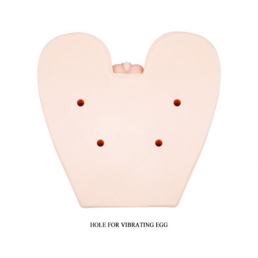 Пышная попка с двумя входами и вибрацией - Baile - в Братске купить с доставкой