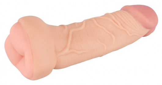 Телесная насадка-мастурбатор 2-in-1 Extension Masturbator - 21 см. - Orion - в Братске купить с доставкой