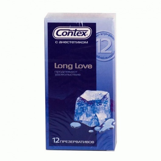 Презервативы с продлевающей смазкой Contex Long Love - 12 шт. - Contex - купить с доставкой в Братске