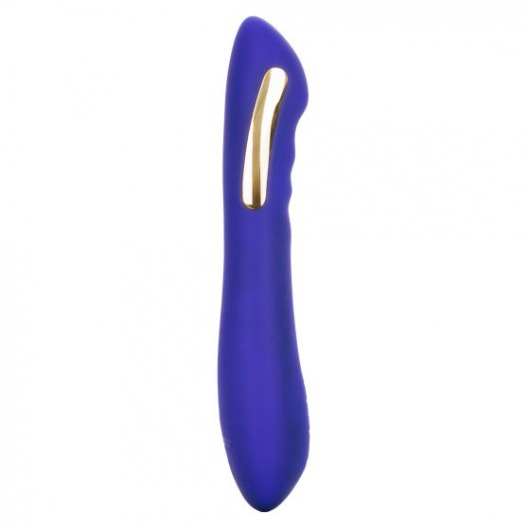 Фиолетовый вибратор с электростимуляцией Intimate E-Stimulator Petite Wand - 18,5 см. - California Exotic Novelties - купить с доставкой в Братске