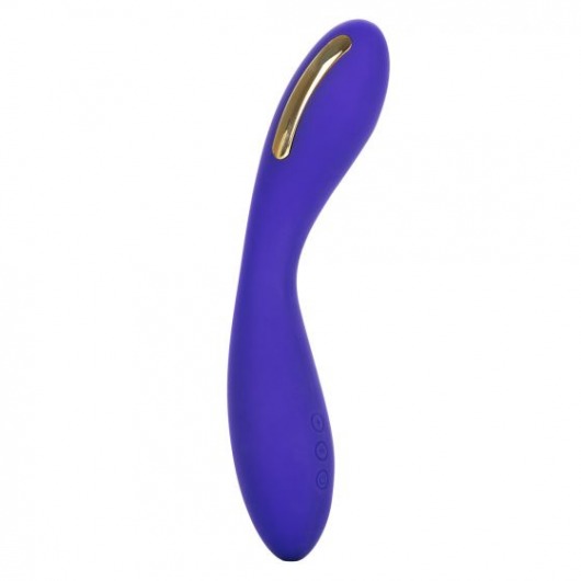 Фиолетовый вибратор с электростимуляцией Intimate E-Stimulator Wand - 21,5 см. - California Exotic Novelties - купить с доставкой в Братске