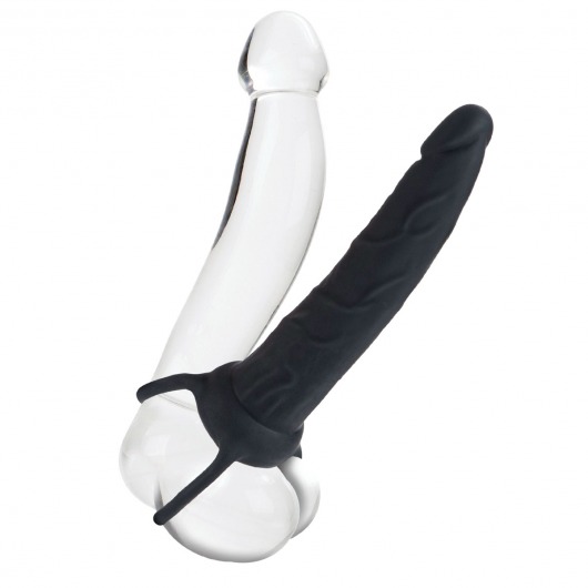 Насадка на пенис Silicone Love Rider Dual Penetrator для двойного проникновения - 14 см. - California Exotic Novelties - в Братске купить с доставкой