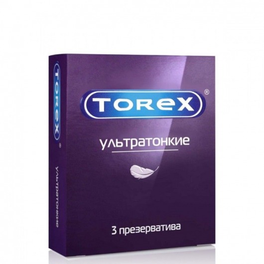 Презервативы Torex  Ультратонкие  - 3 шт. - Torex - купить с доставкой в Братске