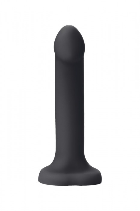 Черный фаллос с имитацией эякуляции Silicon Cum Dildo L - 19,6 см. - Strap-on-me - купить с доставкой в Братске
