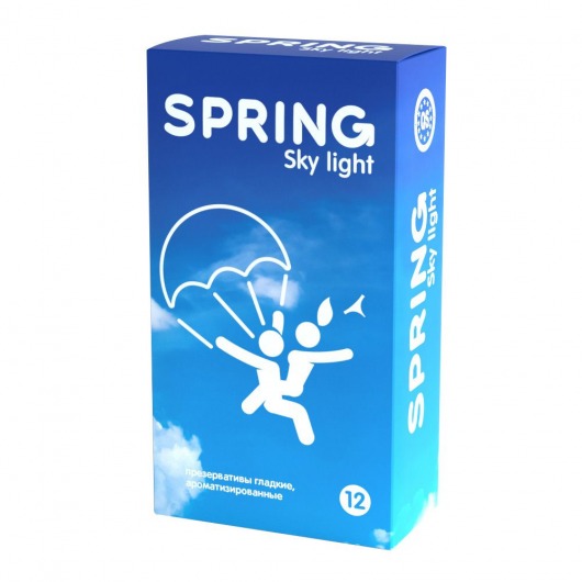 Ультратонкие презервативы SPRING SKY LIGHT - 12 шт. - SPRING - купить с доставкой в Братске