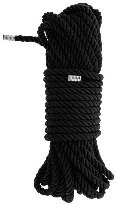 Черная веревка для бондажа BONDAGE ROPE - 10 м. - Dream Toys - купить с доставкой в Братске