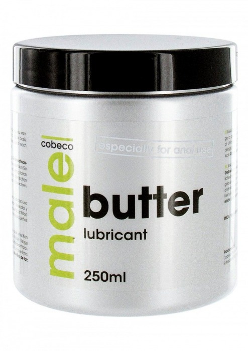 Анальный лубрикант MALE Cobeco Butter Lubricant - 250 мл. - Cobeco - купить с доставкой в Братске