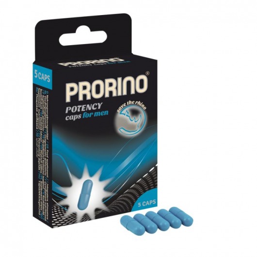 БАД для мужчин ero black line PRORINO Potency Caps for men - 5 капсул - Ero - купить с доставкой в Братске