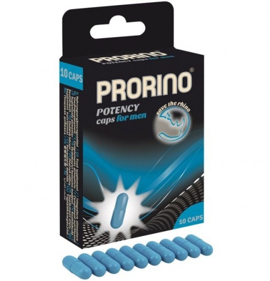 БАД для мужчин ero black line PRORINO Potency Caps for men - 10 капсул - Ero - купить с доставкой в Братске