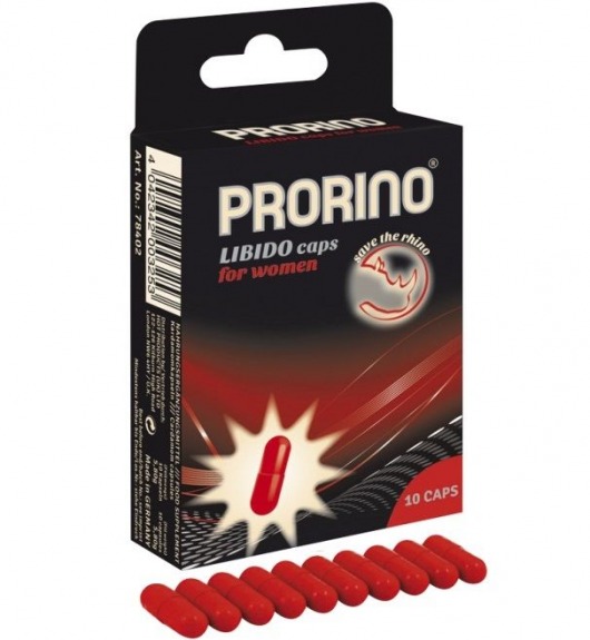 БАД для женщин ero black line PRORINO Libido Caps - 10 капсул - Ero - купить с доставкой в Братске