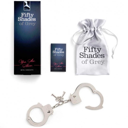 Металлические наручники Metal Handcuffs - Fifty Shades of Grey - купить с доставкой в Братске