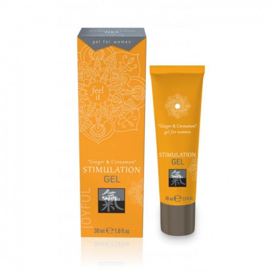 Возбуждающий интимный гель STIMULATION GEL Ginger   Cinnamon - 30 мл. - Shiatsu - купить с доставкой в Братске