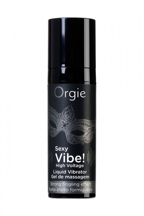Гель для массажа ORGIE Sexy Vibe High Voltage с эффектом вибрации - 15 мл. - ORGIE - купить с доставкой в Братске