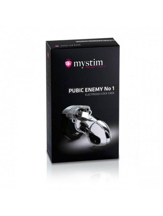 Пояс верности с электростимуляцией Pubic Enemy №1 - MyStim - купить с доставкой в Братске