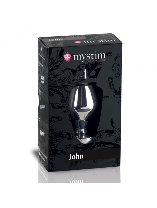 Анальная втулка для электростимуляции John - 10,5 см. - MyStim - купить с доставкой в Братске