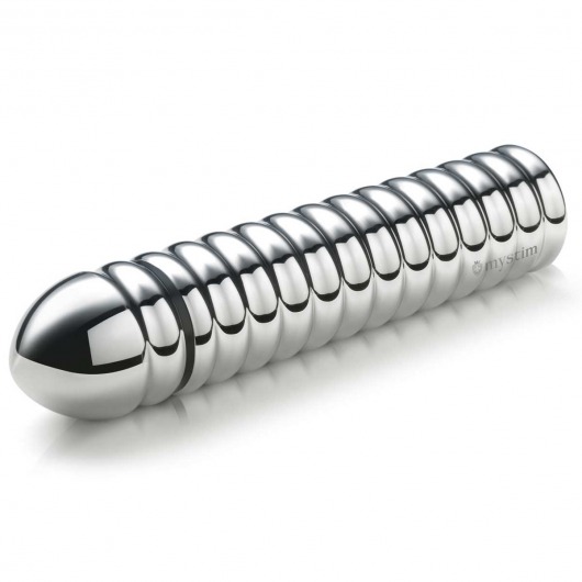 Рельефный фаллос для интенсивного электросекса Groovey George - 20 см. - MyStim - купить с доставкой в Братске