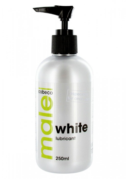 Анальная смазка на водной основе MALE Cobeco White Lubricant - 250 мл. - Cobeco - купить с доставкой в Братске