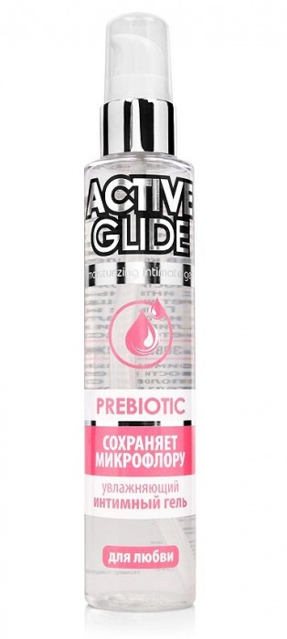 Увлажняющий интимный гель Active Glide Prebiotic - 100 гр. - Биоритм - купить с доставкой в Братске