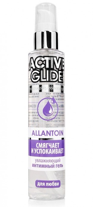 Увлажняющий интимный гель Active Glide Allantoin - 100 гр. - Биоритм - купить с доставкой в Братске