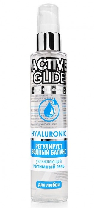 Увлажняющий интимный гель Active Glide Hyaluronic - 100 гр. - Биоритм - купить с доставкой в Братске