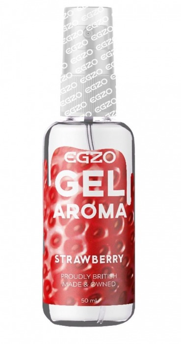 Интимный лубрикант EGZO AROMA с ароматом клубники - 50 мл. - EGZO - купить с доставкой в Братске