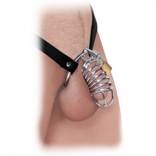 Кольцо верности Extreme Chastity Belt с фиксацией головки - Pipedream - купить с доставкой в Братске