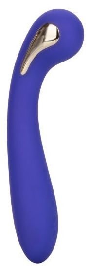 Фиолетовый вибромассажер с электростимуляцией Intimate Estim Petite G Wand - 19 см. - California Exotic Novelties - купить с доставкой в Братске