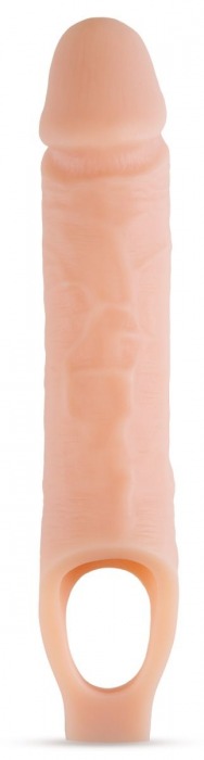 Телесный реалистичный фаллоудлинитель 10 Inch Silicone Cock Sheath Penis Extender - 25,4 см. - Blush Novelties - в Братске купить с доставкой